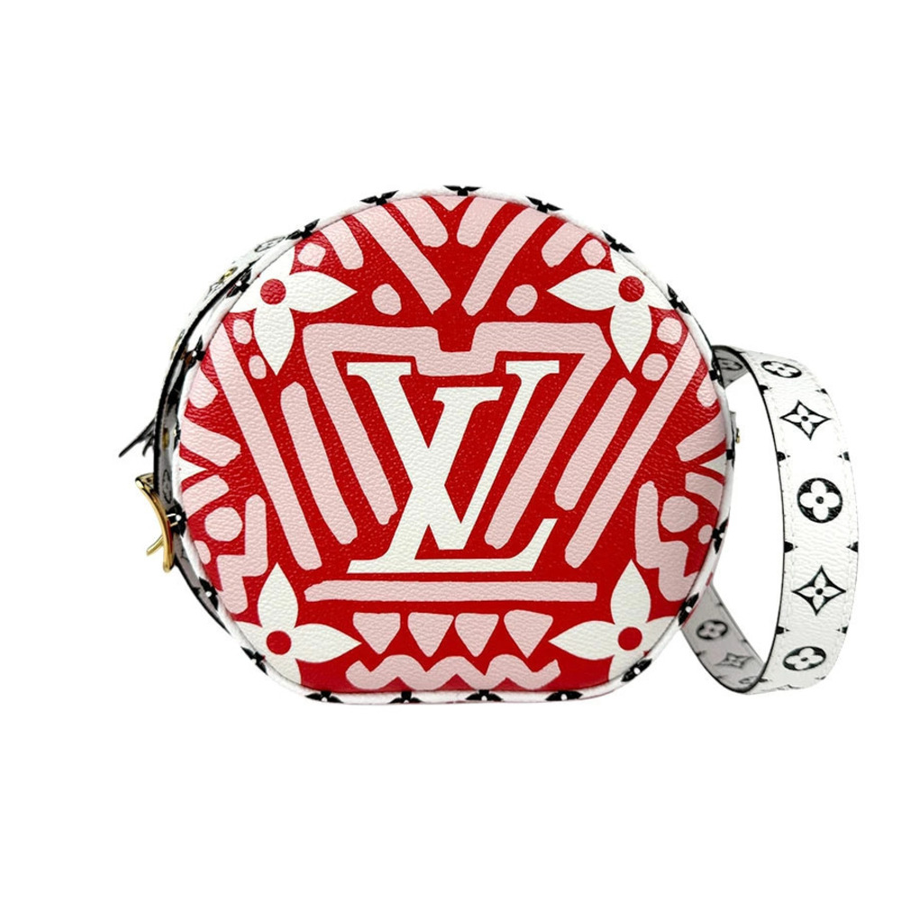 Louis Vuitton LV Crafty Giant Monogram Crossbody Bag Canvas Rouge Red White